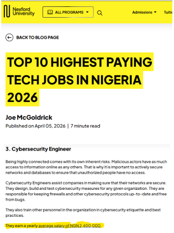 Cybersecurity entry level salary proof