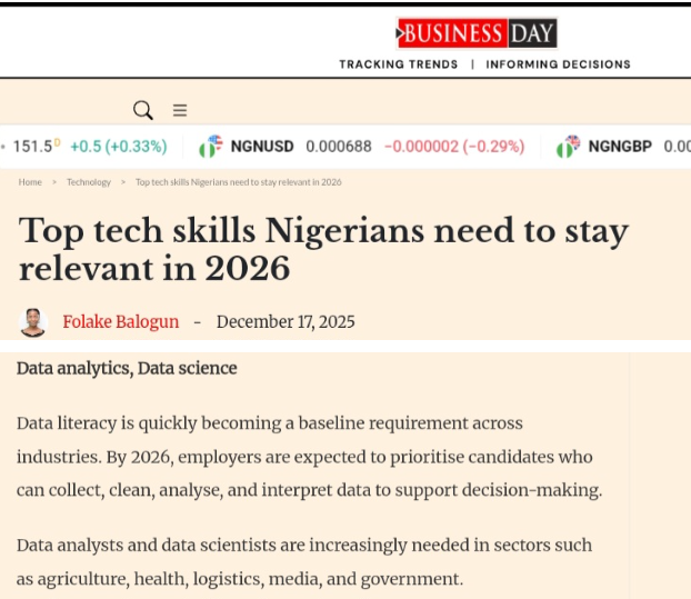 Techpoint Africa 2026 Tech Skills Guide analysis clipping